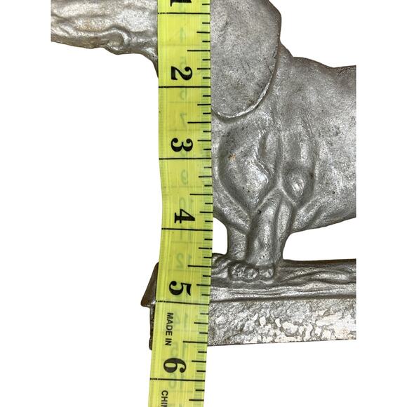 Vintage Aluminum Dachshund Dog Mailbox Topper Sign Wall Plaque - - Picture 6 of 7